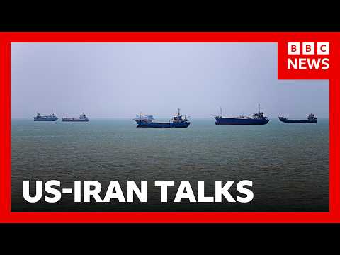 US-Iran talks to begin in Switzerland as Tehran says it closed Strait of Hormuz | BBC News