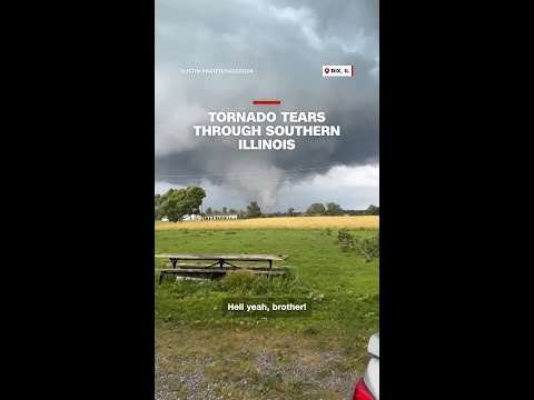 Tornado tears through Southern Illinois