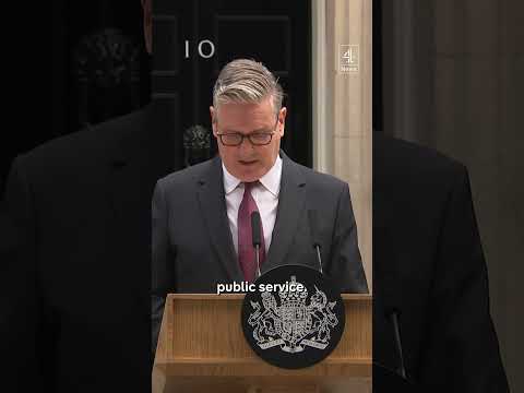 Starmer’s voice breaks as he announces resignation plan