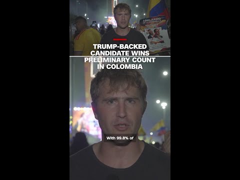 Trump-backed candidate wins preliminary count in Colombia