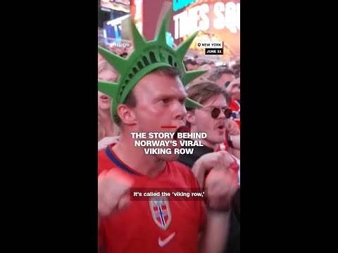 The story behind Norway’s viral ‘viking row’