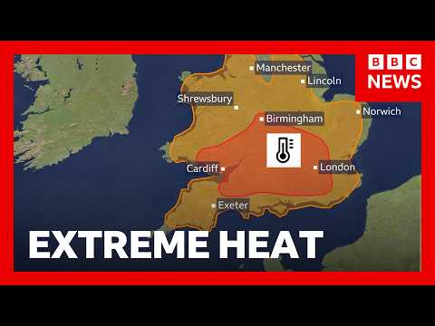 What is a red heat warning and where will it hit in the UK? | BBC News