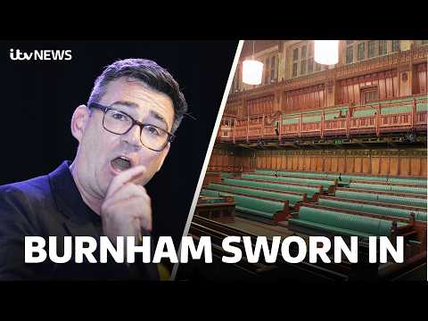 Watch LIVE as Andy Burnham is sworn in as Makerfield MP