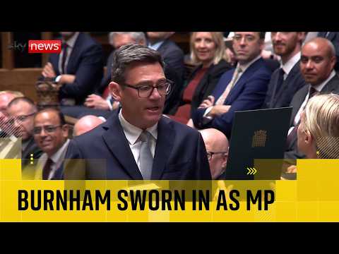 WATCH: Andy Burnham sworn in as MP following Starmer’s resignation speech