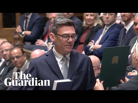 Andy Burnham sworn in as Labour MP after winning the Makerfield by-election – watch live