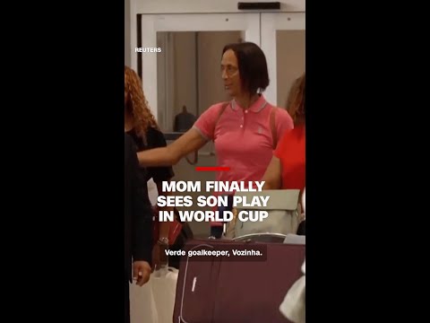Mom finally sees son play in World Cup