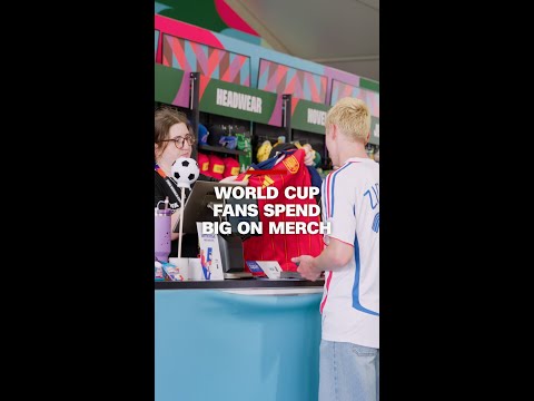 World Cup fans spend big on merch