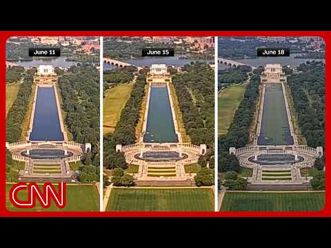 Trump blames Reflecting Pool woes on vandals, threatening prison time