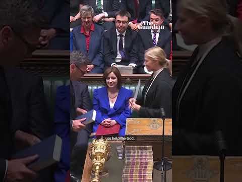Andy Burnham greeted by cheers and jeers as he is sworn in