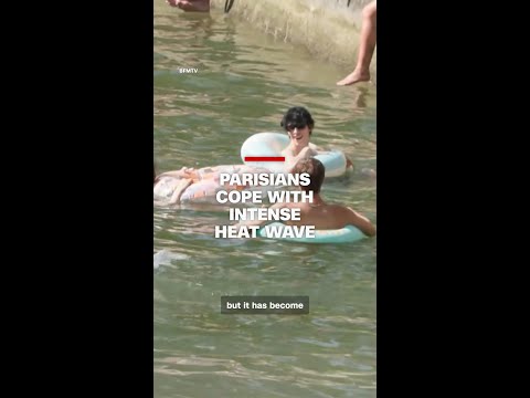 Parisians cope with intense heat wave