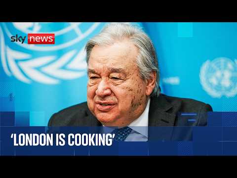 ‘Accelerating before our eyes’: UN chief discusses climate change and energy