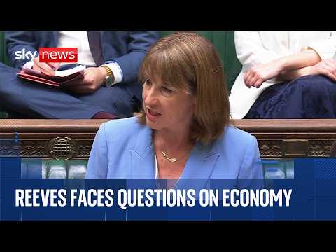 Chancellor Rachel Reeves faces Treasury Questions