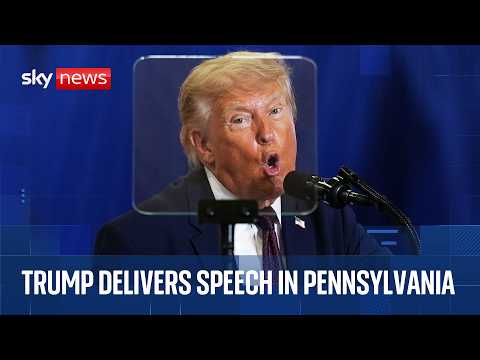 Donald Trump delivers speech in Pennsylvania