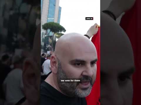 Albanians protest Kushner backed resort plans