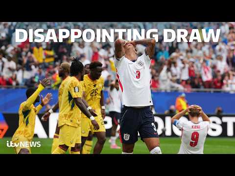 England’s disappointing draw with Ghana – how it unfolded