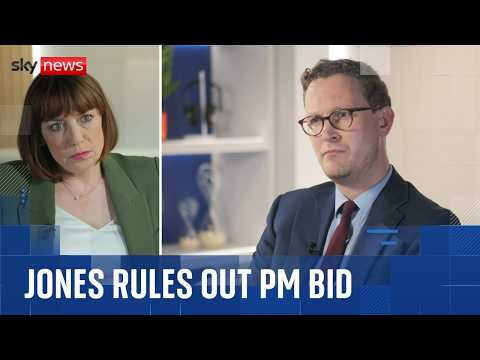 Darren Jones tells Beth Rigby he won’t run for Labour leader