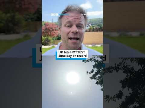 UK hits hottest June day on record. #BBCNews