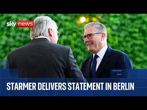 Starmer delivers statement in Berlin at E5 summit