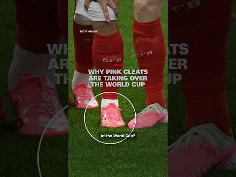 Why pink cleats are taking over the World Cup
