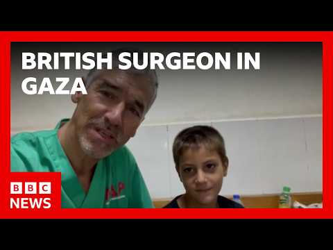 ‘I’ve operated on children targeted by drones in Gaza,’ British surgeon says | BBC News