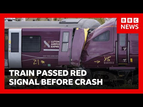 Train passed red signal before fatal crash near Bedford, England, report says | BBC News