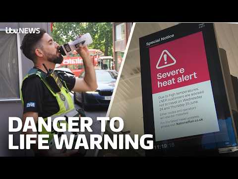 UK records hottest June day ever as rare red warning issued