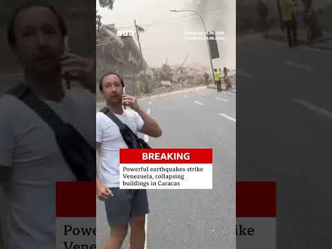Two major earthquakes strike Venezuela. #BBCNews
