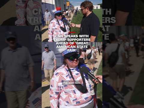CNN speaks with Trump supporters ahead of ‘Great American State Fair’