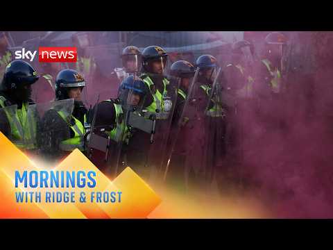 Henry Nowak protester violence ‘completely unacceptable’, says home secretary | Mornings