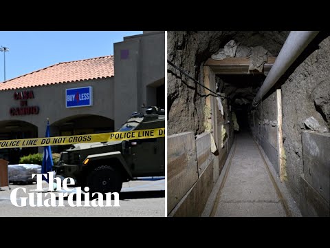 Four charged after ‘sophisticated’ US to Mexico drug tunnel discovered