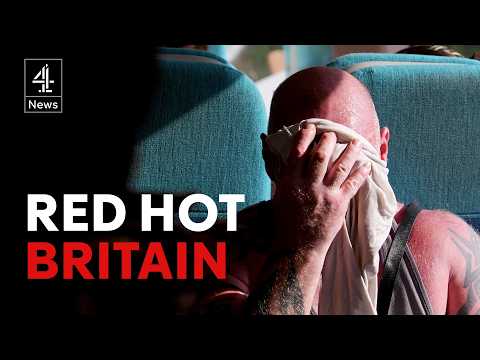 Red heat alerts extended in UK as heatwave tears through Europe