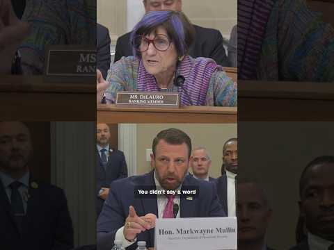 Rep. DeLauro clashes with DHS Sec. Mullin: ‘Answer my question!’
