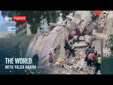 Nearly 40,000 reported missing after two earthquakes hit Venezuela | The World with Yalda Hakim