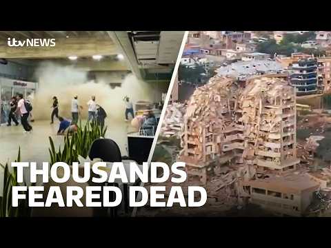 Venezuela earthquakes: Intense search for survivors continues as thousands feared dead