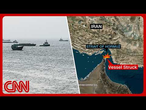 Iran strikes ship in Hormuz after Trump claims ‘total control’