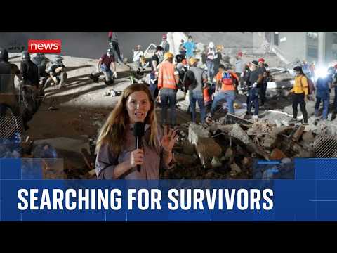 Rescue workers search for survivors in Caracas as number of deaths rise after Venezuela earthquakes