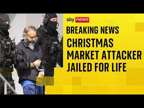 Man who killed six at Christmas market in Germany sentenced to life in prison