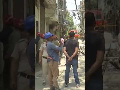 Delhi hotel on fire