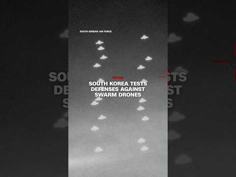 South Korea tests defenses against swarm drones