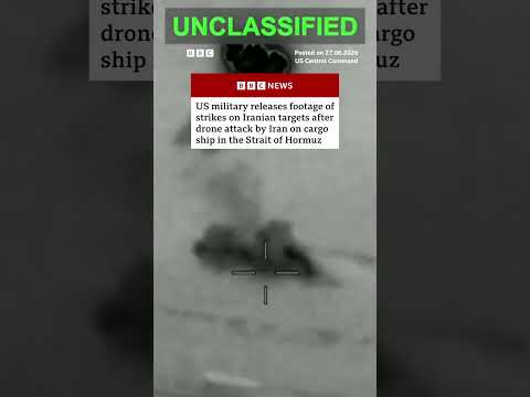 US strikes Iran after attack on cargo ship. #Iran #US #BBCNews
