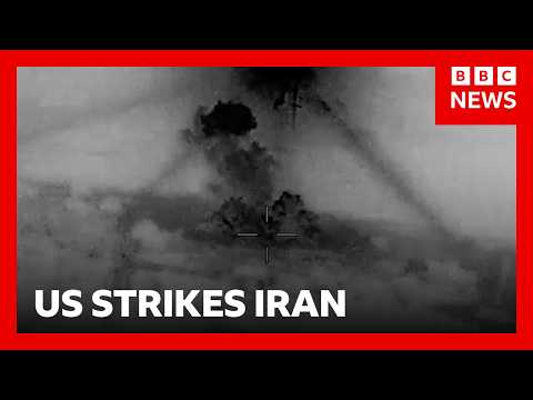 Iranian targets hit by the US after attack on cargo ship | BBC News