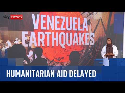 Humanitarian aid delayed as rescue teams struggle to access flights into Venezuela
