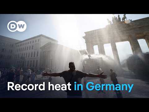 Germany records hottest day ever as Europe heat wave worsens | DW News