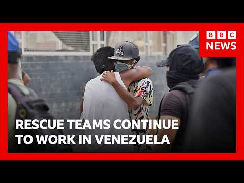 Venezuela earthquakes kill 1,430 people as international rescue teams arrive | BBC News