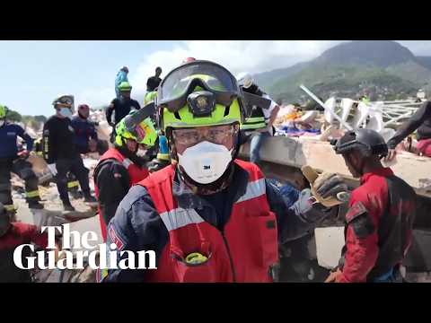 Rescuers save boy and mother with baby days after Venezuela quakes