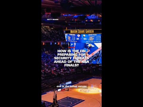 How is the FBI preparing for security threats ahead of the NBA Finals?
