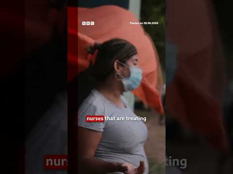 Venezuela earthquake survivors cared for at makeshift hospital. #Venezuela #BBCNews
