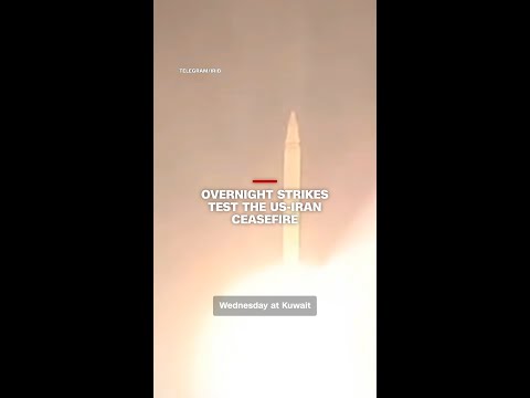 Overnight strikes test the US-Iran ceasefire