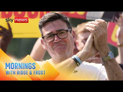 Andy Burnham expected to lay out his vision for Britain in first major leadership speech | Mornings