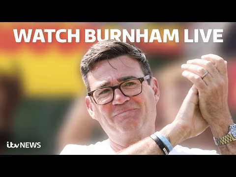 Watch LIVE – Andy Burnham’s first major speech of leadership bid